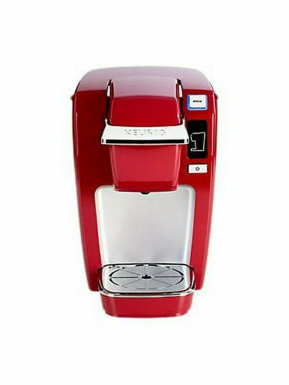 Keurig K10 Mini Plus Personal Brewer Chili Red + Pod Carousel